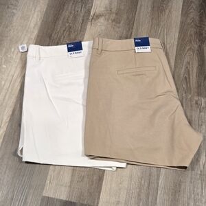 Old Navy High-Waisted Pixie Trouser Shorts Bundle NWT 22